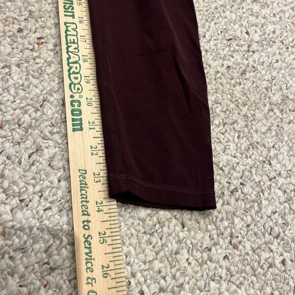 Sweaty Betty Power 7/8 Leggings Sz S Maroon Burgundy 24" Activewear Workout Hym - Picture 5 of 7